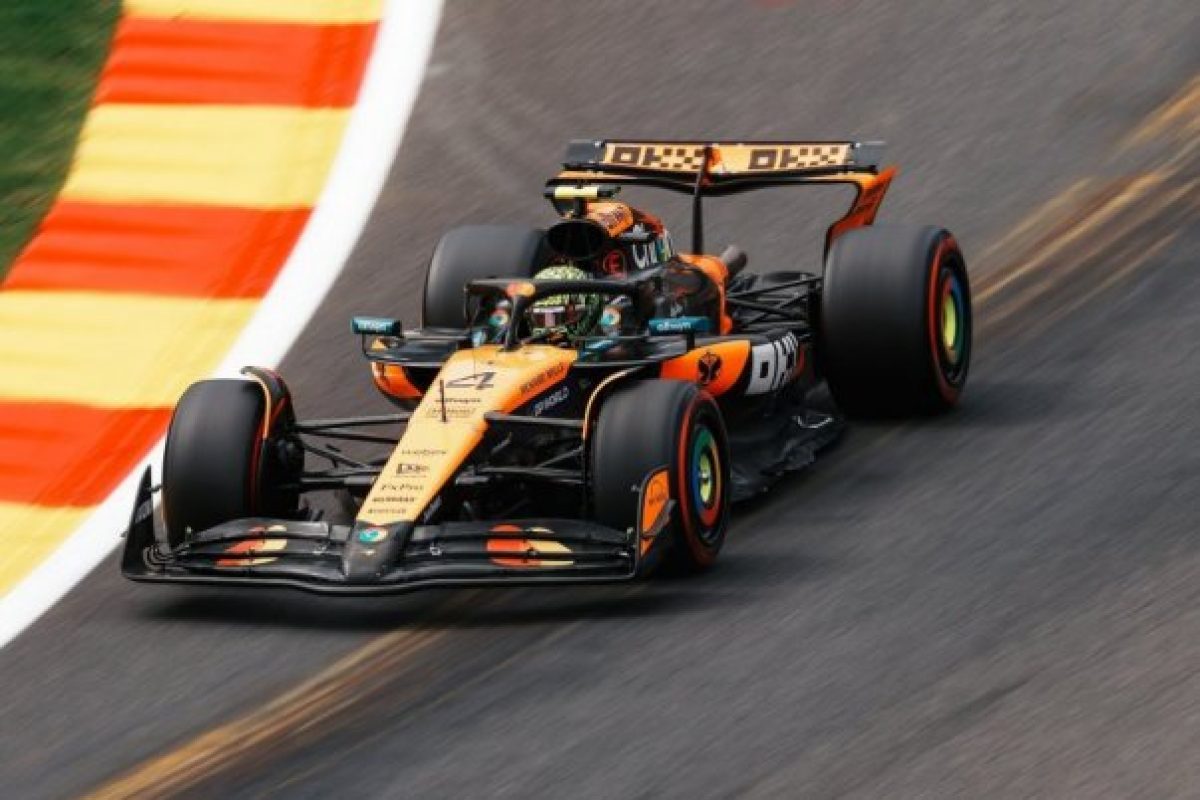 Norris lenyűgöző teljesítménye a F1-es Belga Nagydíjon: pole position