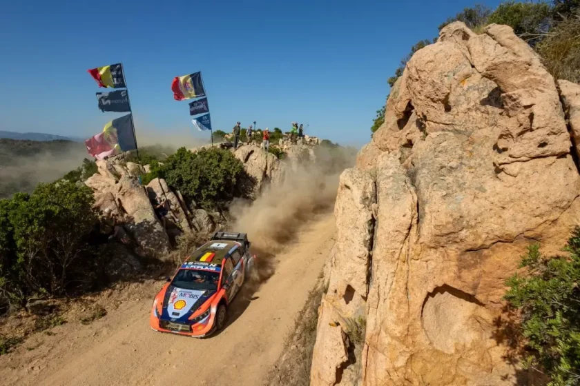 Az „Olaszországban tartandó 2026-os WRC futam murvás pályán