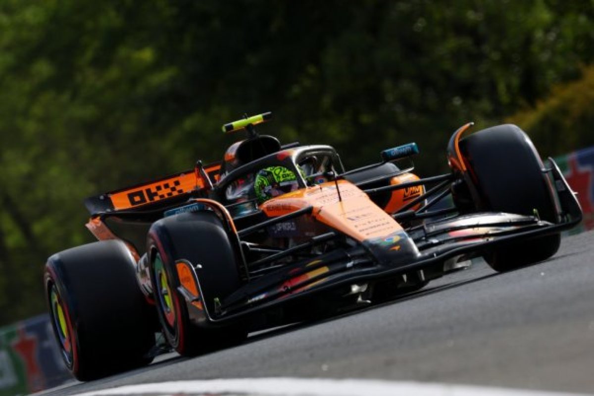 Az F1-es Magyar Nagydíj győztese Norris lett a pénteki nap szenzációjával