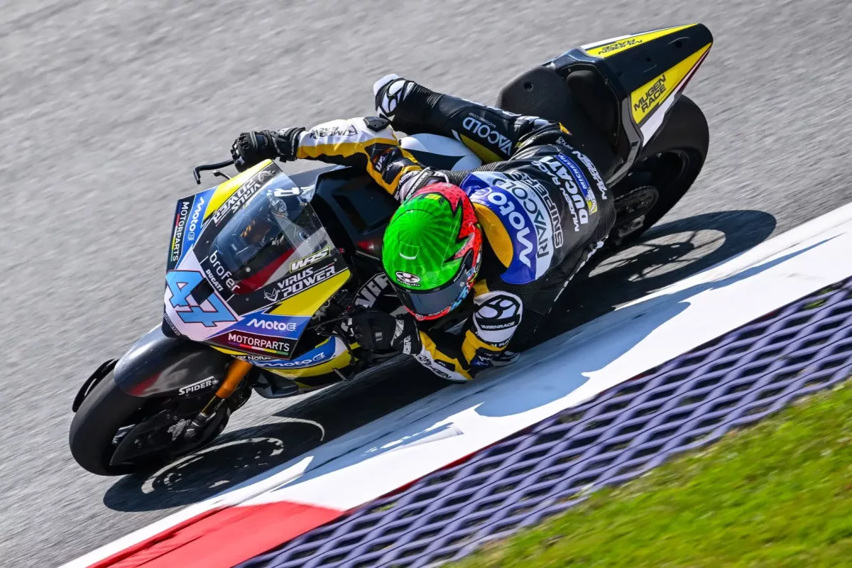 Varga Tibor jó rajt és egy szép előzés után eddigi messze legjobb eredményét érte el a MotoE-ben