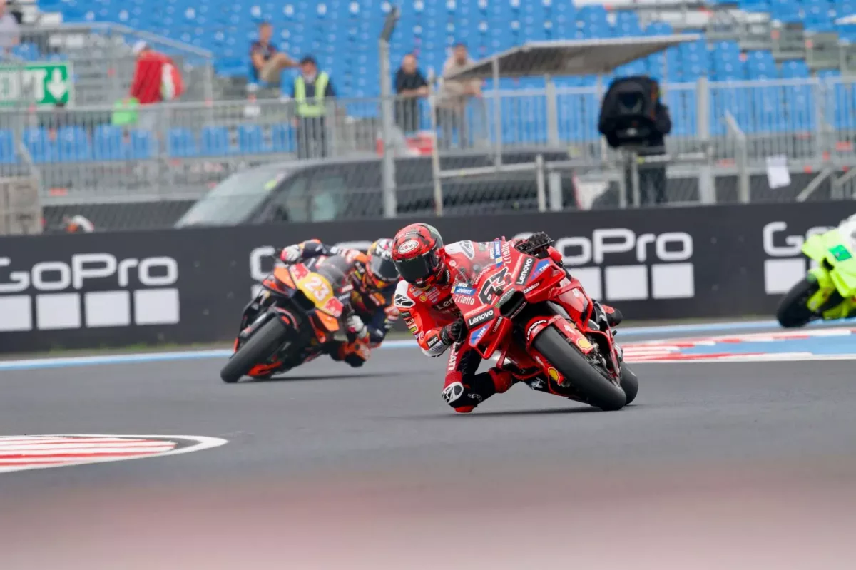 Bagnaia feltartásáért büntetés járt a Magyar Nagydíj edzésén