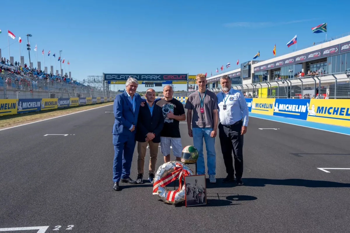 Együtt emlékezés Drapál Jánosra: Fiával és Talmácsi Gáborral a Balaton Park Circuiten (képek)