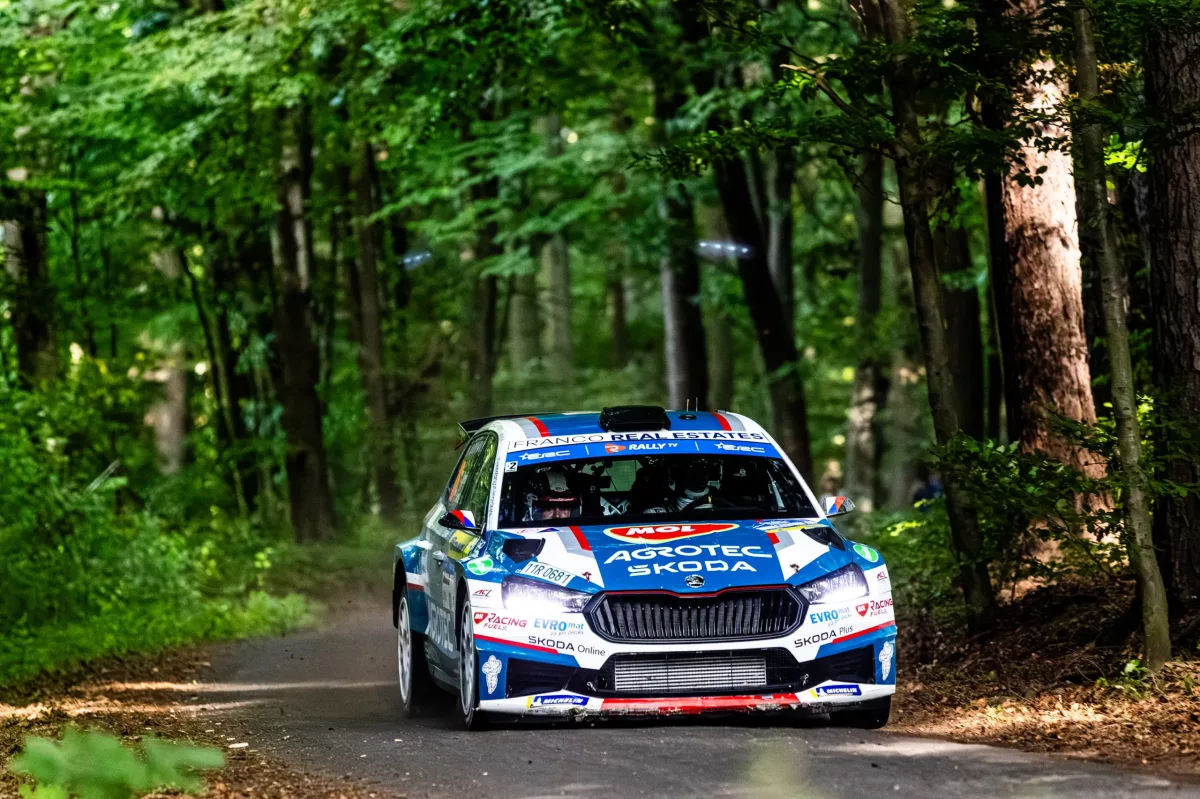 Jan Kopecky növelte előnyét a Barum Rallyn vasárnap délelőtt