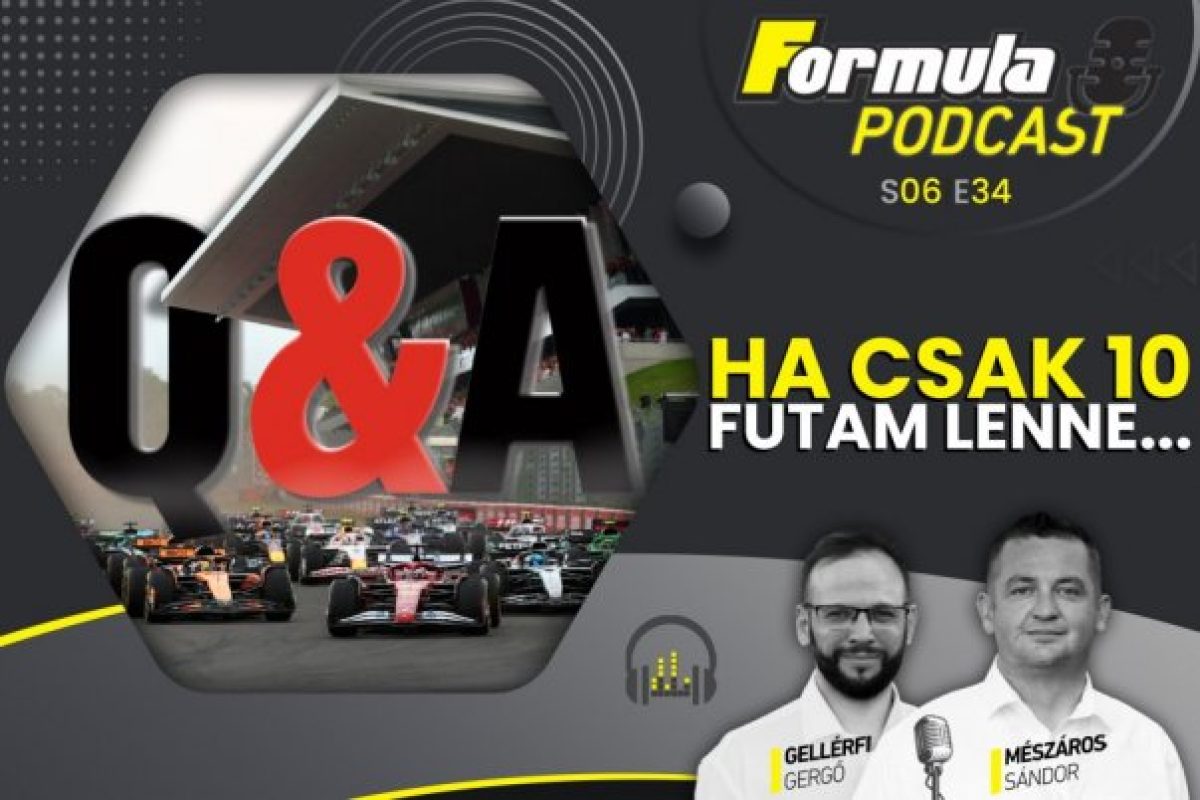 Megfontolások az F1-es szezon rövidített változatával kapcsolatban
