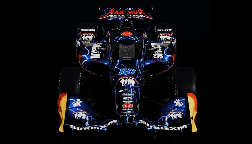 Metallica rajongók örömére: Felix Rosenqvist búcsúztatja az IndyCar-szezont a legendás Metallica-autóval