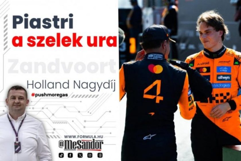 A királyi diadal: Piastri győzelme a Zandvoort-i versenyen