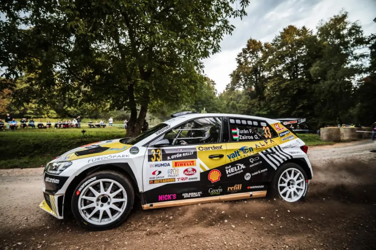 Turán hatalmas előnyt épített ki, de a III. WHB Győr Rally győztese csak az utolsó szakaszokban derül ki