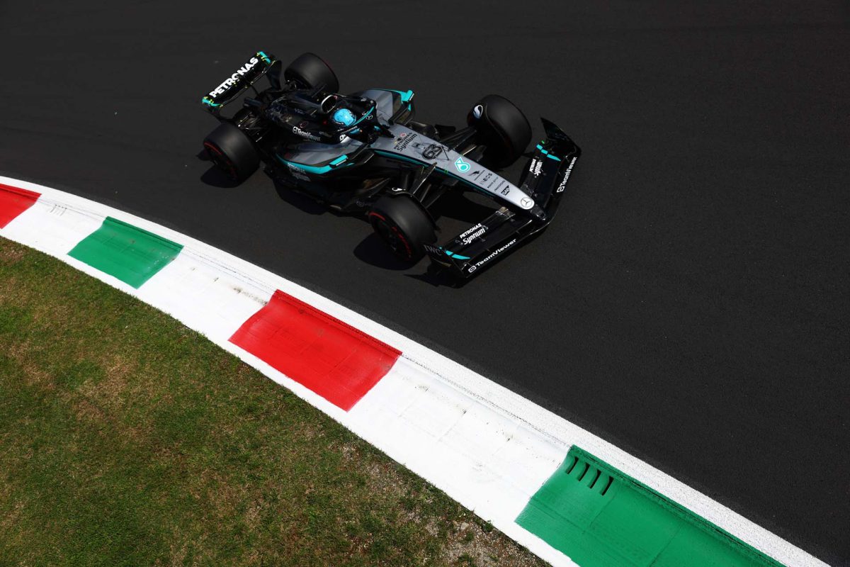 Az önbizalom hiánya ellenére Russell tempója meggyőző volt