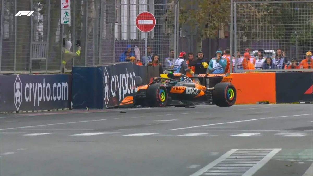 Fordulatos Forma-1 verseny Bakuban: Őrültek háza, összetört autók és majdnem meglepetés pole-t!