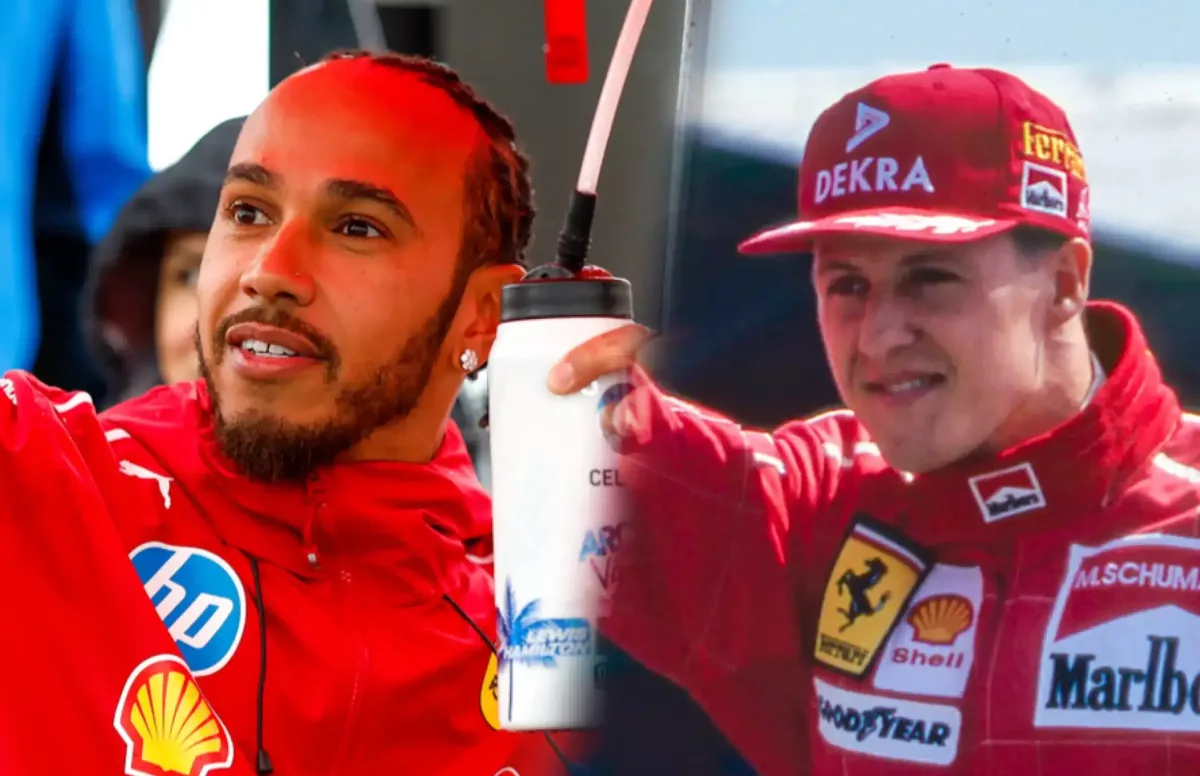 Az új korok ütközése: Hamilton a magasabban lévő Schumacher előtt, de a Ferrari még mindig ott kísért