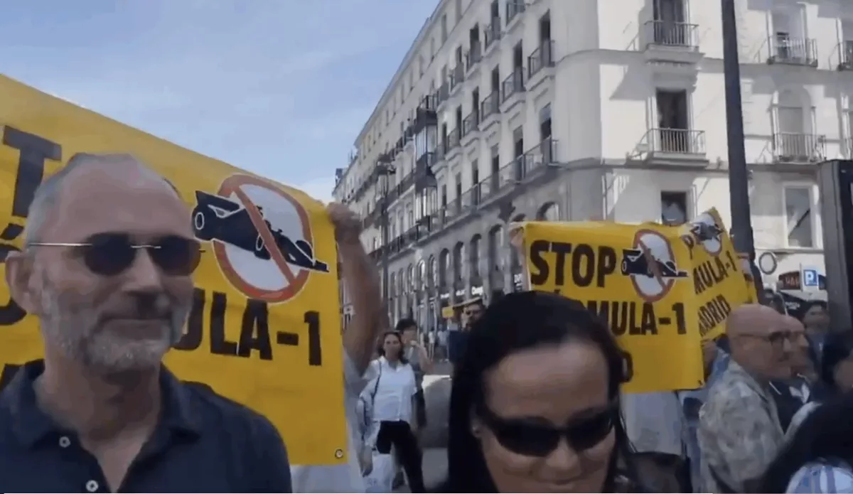 A madridiak felkelése: Tüntetések az F1-es futam ellen