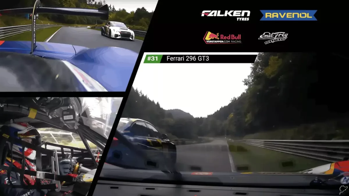 Hihetetlen manőver: Verstappen előzte meg a füvön át a Nordschleifén (videó)