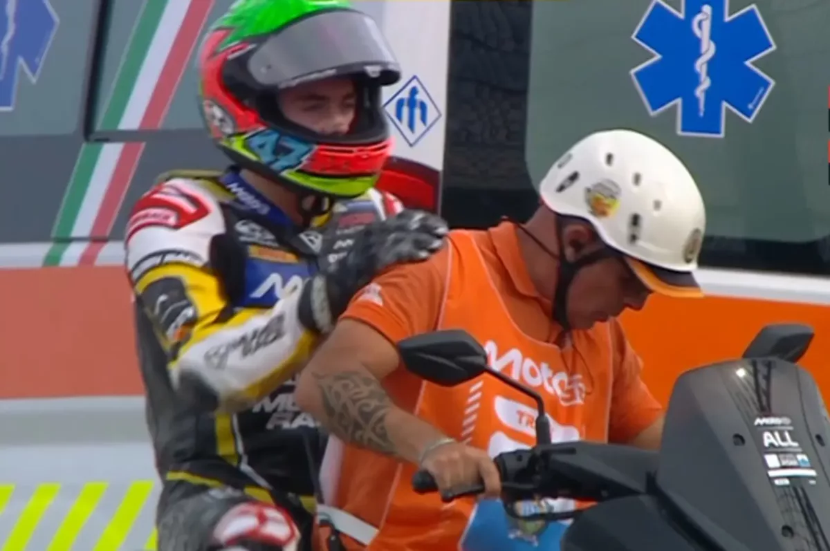 Varga Tibor küzdelmes hétvégéje a második MotoE-futamon: nagy csaták és sok bukás