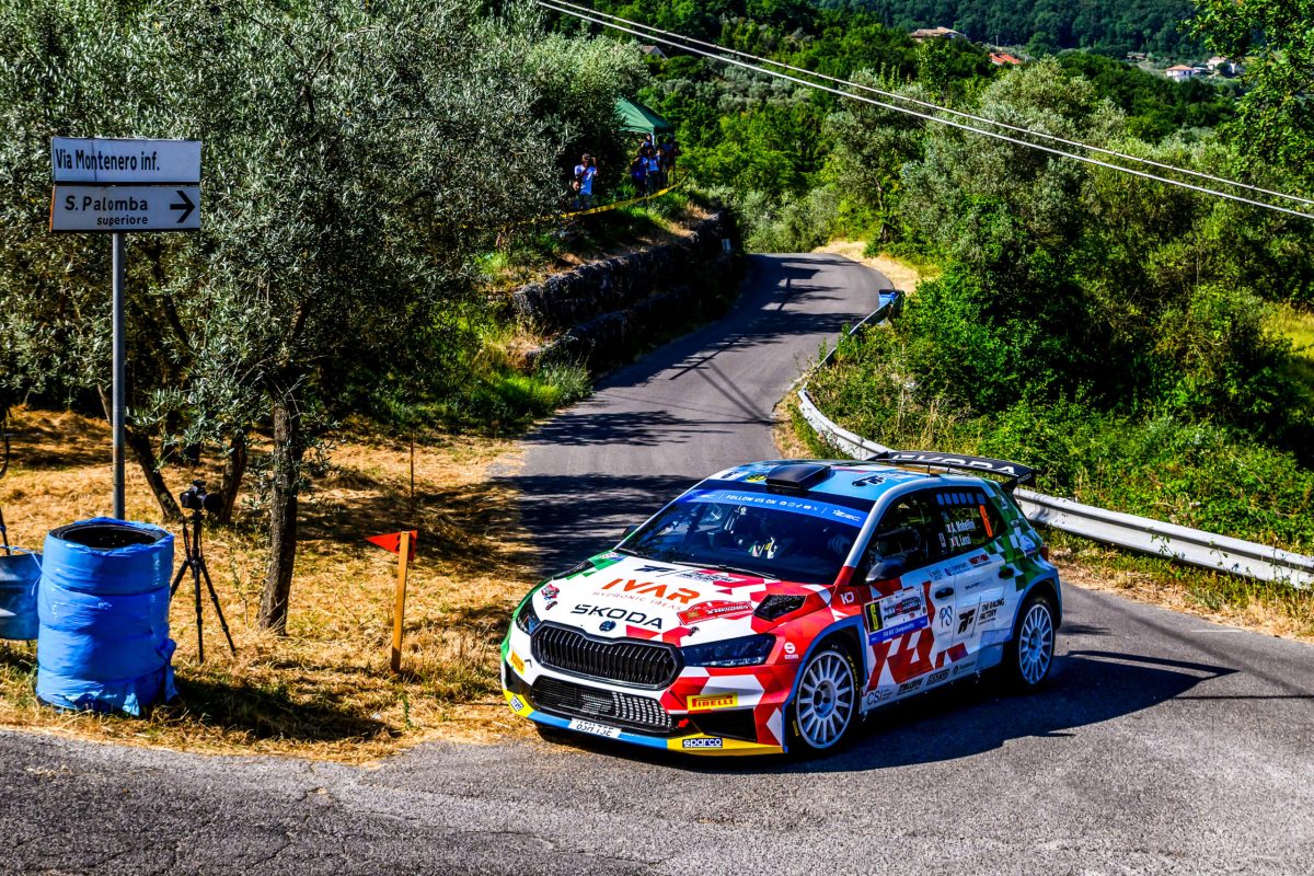 Mabellini felkészül a Horvát Rallyra versennyel