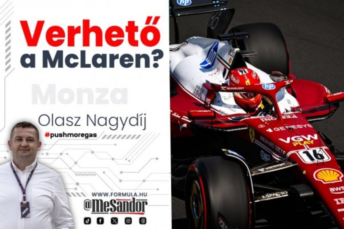 Megállítható-e a McLaren Monzában?