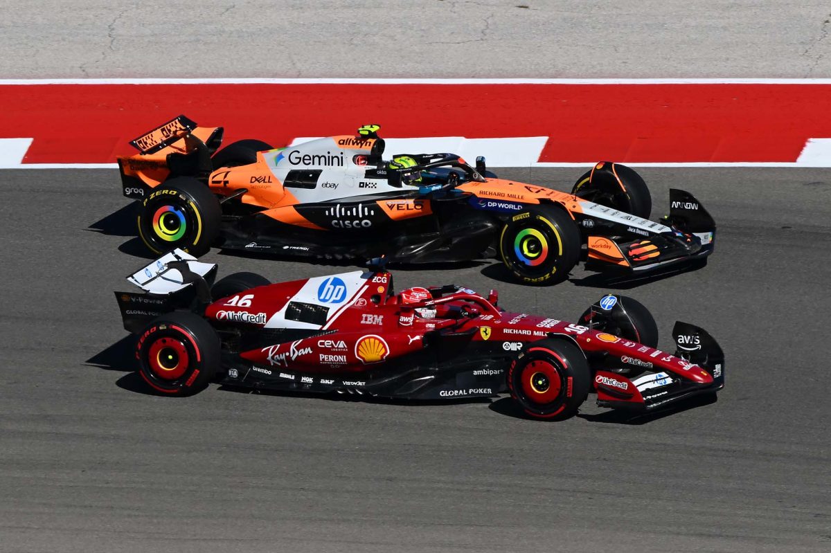 A Leclerc és Norris párbaja: izgalmas és szórakoztató küzdelem a pályán