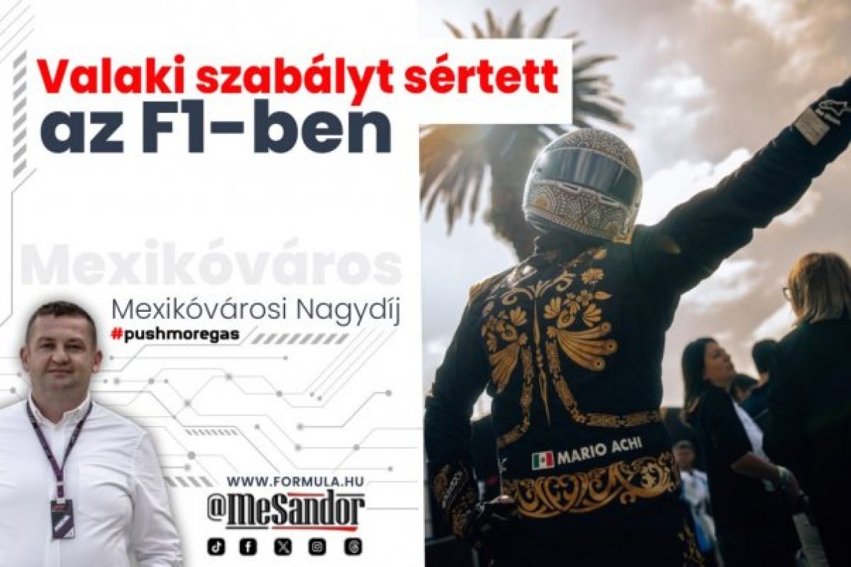 Az F1-ben törvénysértés történt a pályán