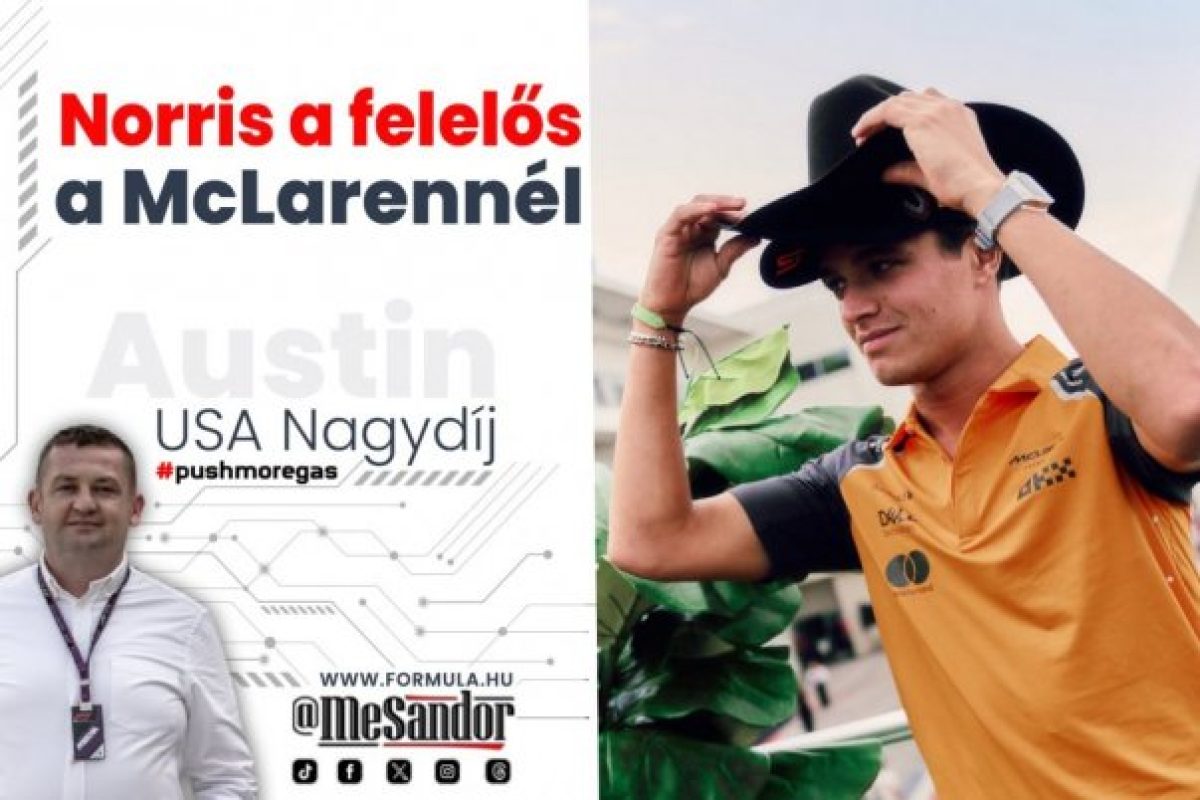 Helyszíni: Norris a felelős a McLarennél