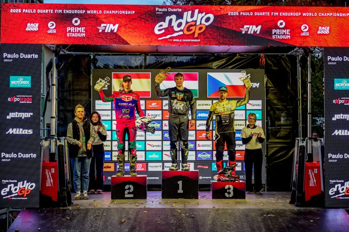 Liszka Roland enduro világkupa-győztes, Mario Hirschmügl a magyar bajnok