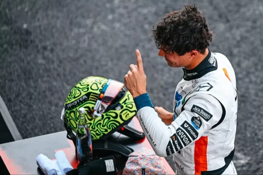 Norris meglepetésre elsöpörte a Ferrarikat a mexikói időmérőn, Verstappen és Piastri jelentősen lemaradt