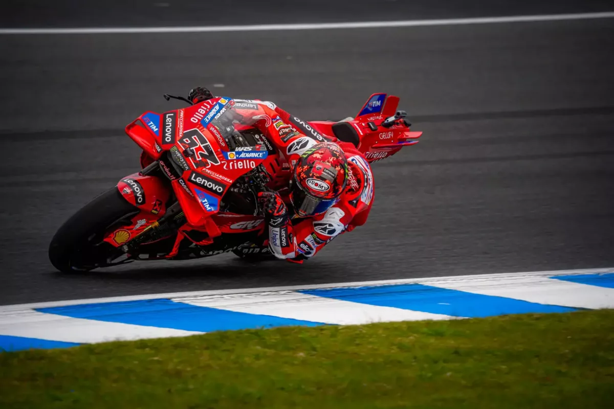 Bagnaia nem akart megint utolsó lenni, ezért elfogadta, hogy bukott