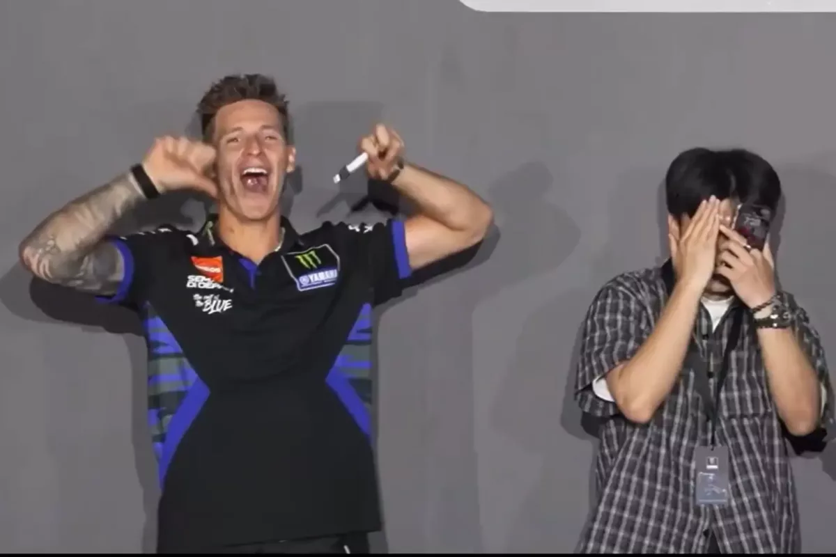 Quartararo mókás reakciója egy rajongó furcsa helyzetére: VIDEÓ