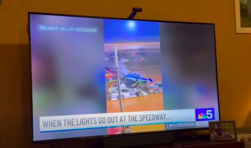 Villámcsapás a versenypályán: áramszünet okozott tömeges balesetet