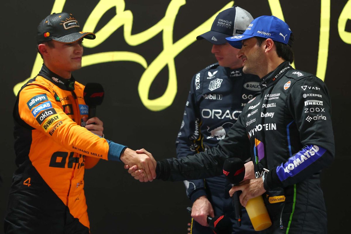 Az F1-es Las Vegas-i Nagydíj rajtrácsa