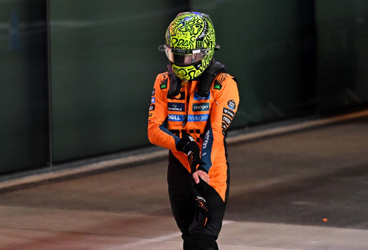 Az optimista hozzáállás győzelmét ünnepli Norris a pole pozíció elvesztése után