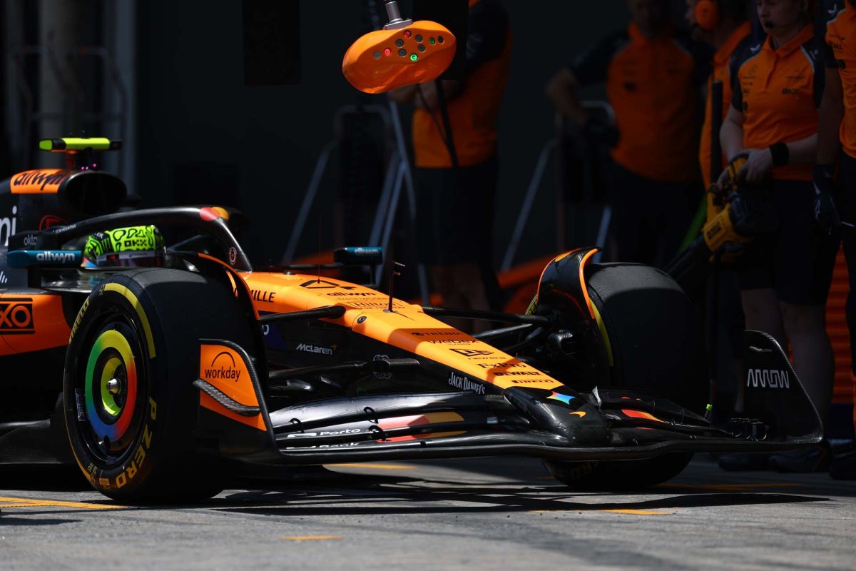 Norris meghódítja a pole pozíciót Brazíliában és figyelmezteti a többieket az esőre a szombati futamra