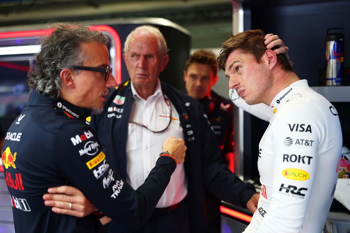 Az új beállításoknak köszönhetően Verstappen Red Bullja még rosszabb lett