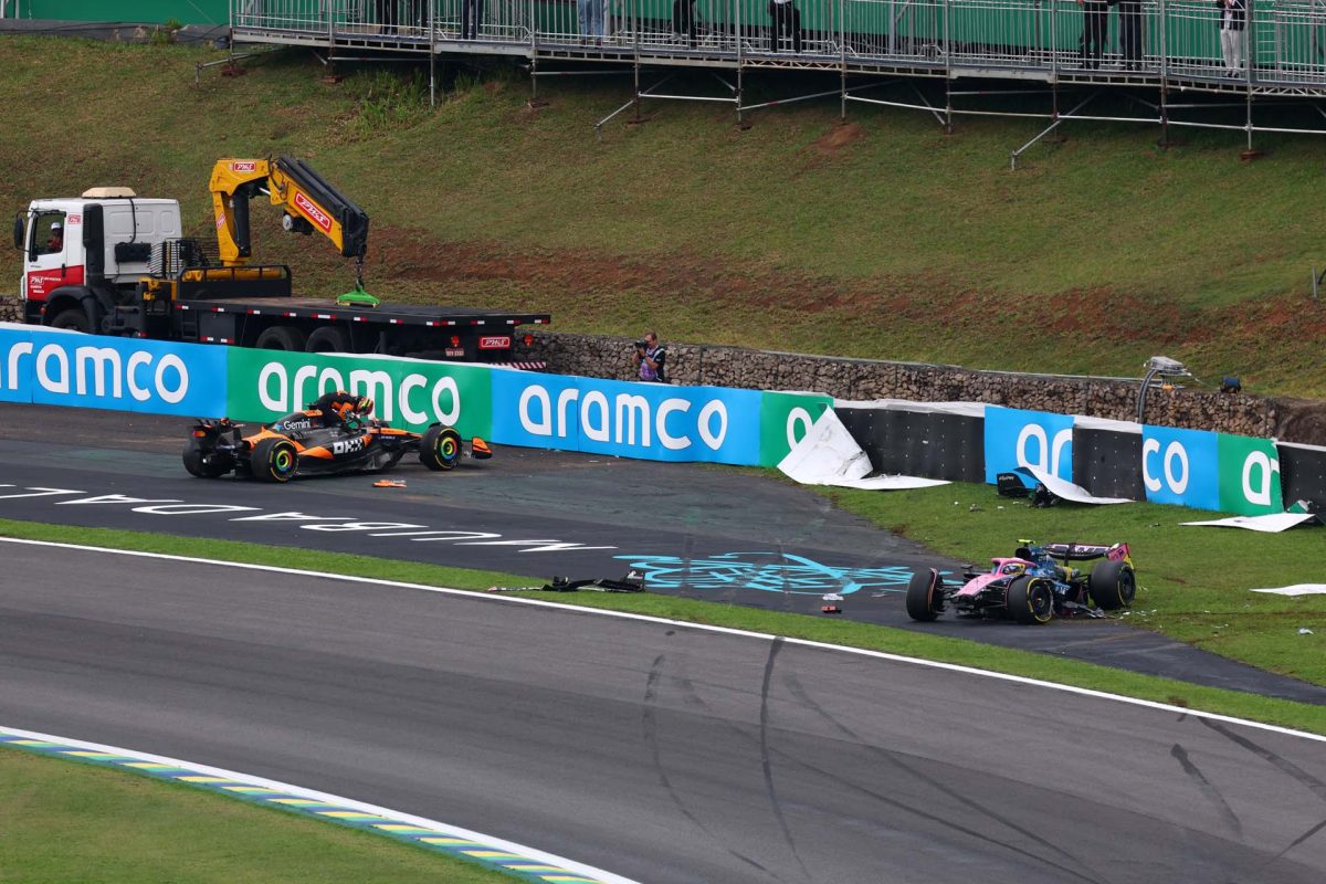 Pilótahiba és piros zászló a Brazil Nagydíj száguldásán