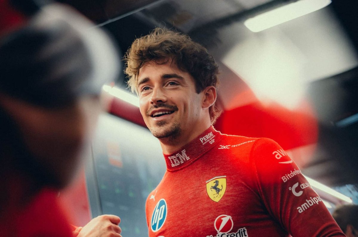 A Ferrari pilótája, Charles Leclerc, nagy bejelentést tett