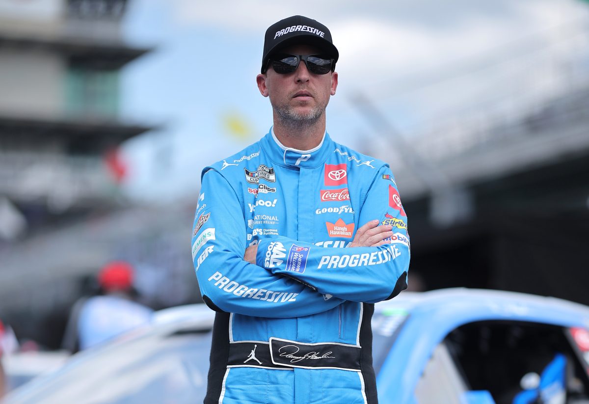 A pályán vereséget szenvedett, de az egészségét sikeresen visszanyeri Denny Hamlin