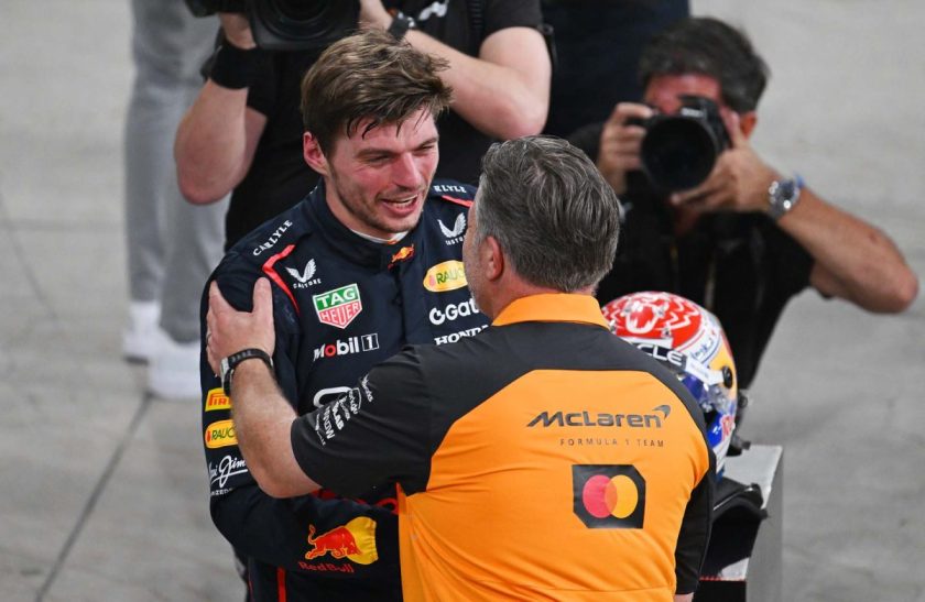 Verstappen magabiztos győzelme: Egyedül harcolt a két McLaren ellen