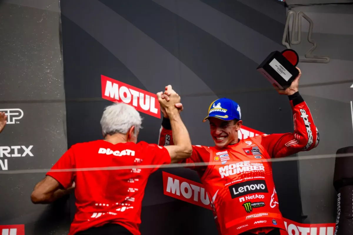 Az „Újonc lelkesedése: Ducati-főnök a Marc Márquezt