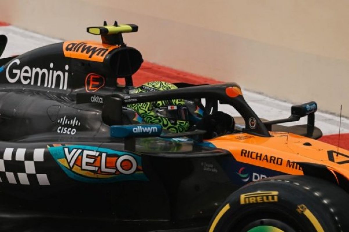 Norris verhetetlen Verstappen előtt az első edzésen