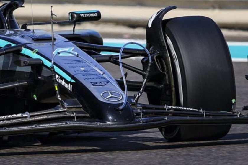 A szimulált állítható első szárny hatást emulálása a tesztelés során