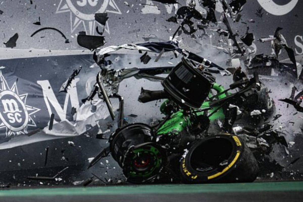 Az év legdrámaibb F1-es balesete: Zúzás sprinten és edzéseken