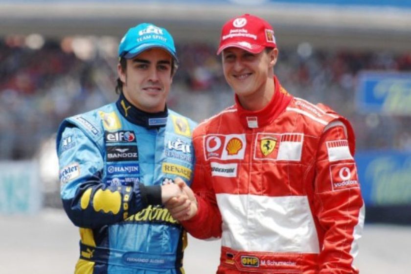 Az F1 történelmében egyedülálló: Alonso fölénye Schumacher felett