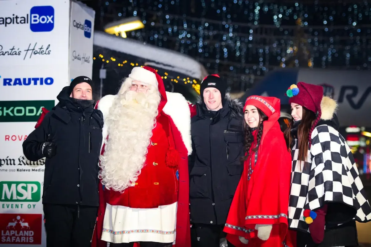 A hajszálpontos küzdelem a Lappföld Rally fagyos útjain