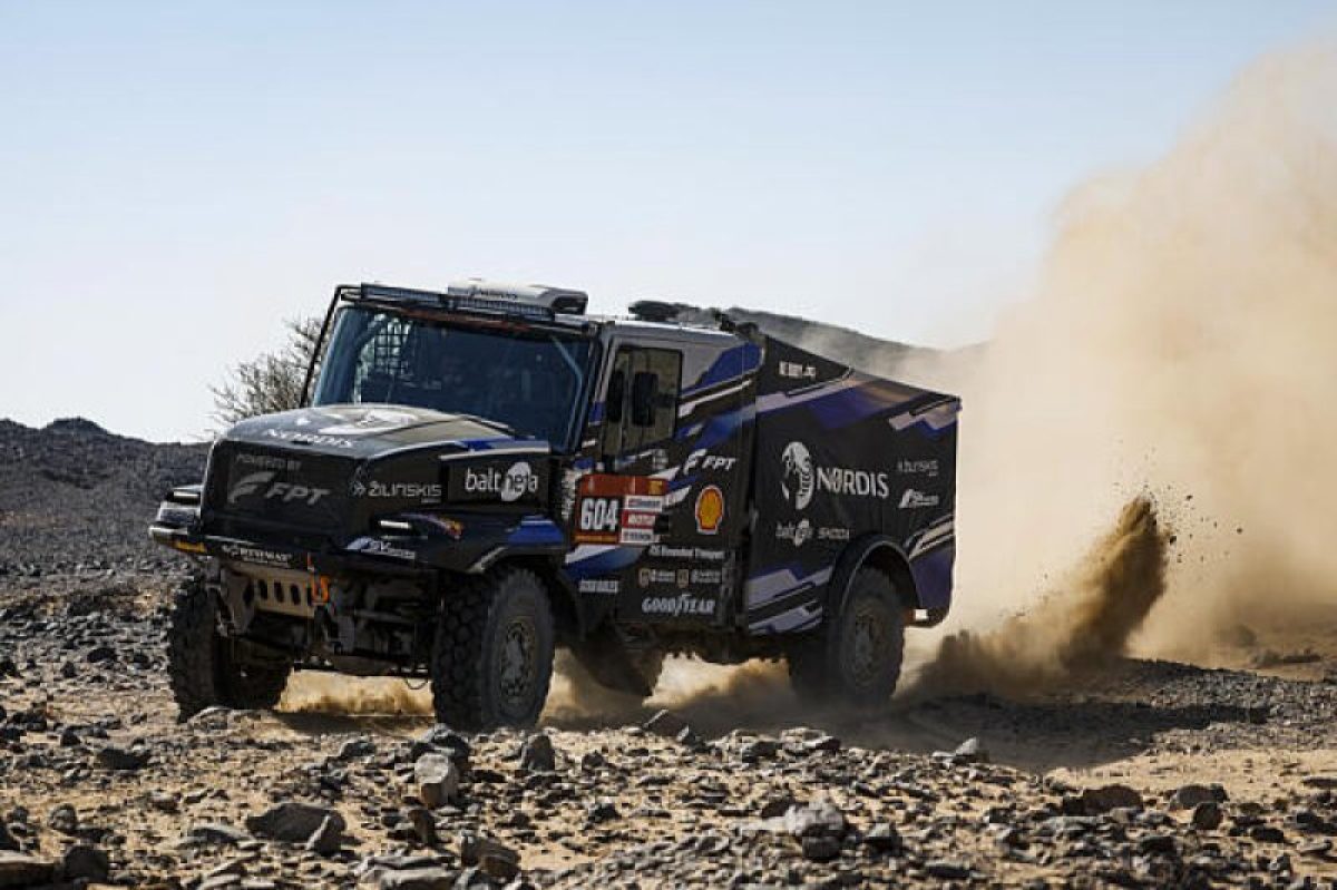 Litván hős a Dakar Rali kamionos versenyében