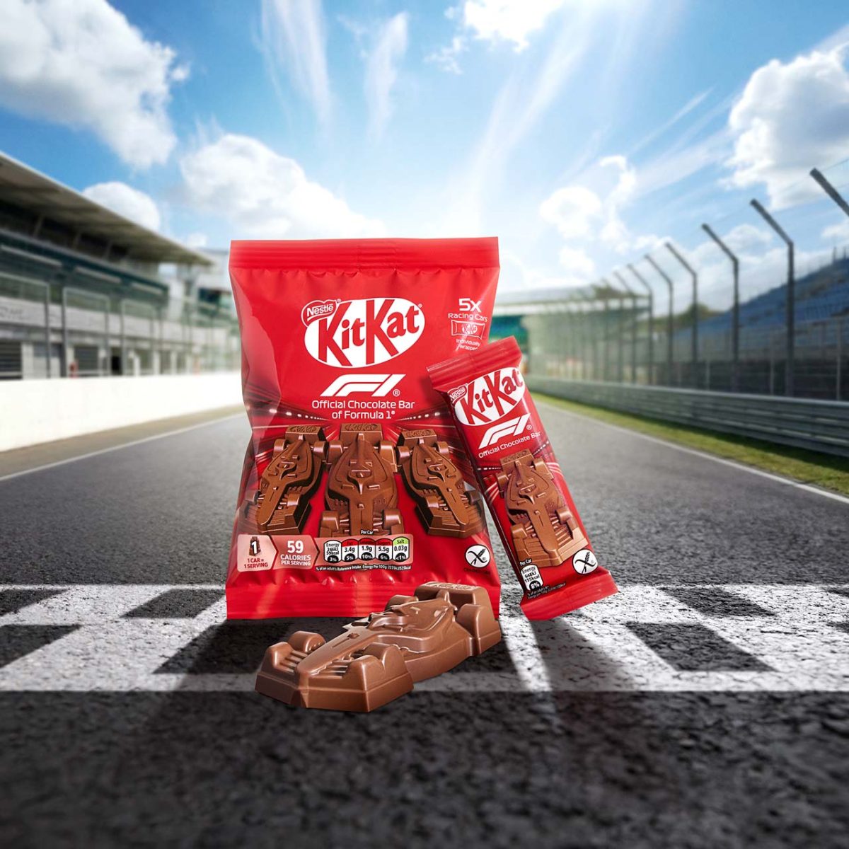 A KitKat és a Formula-1 együttműködésének exkluzív csúcspontjai