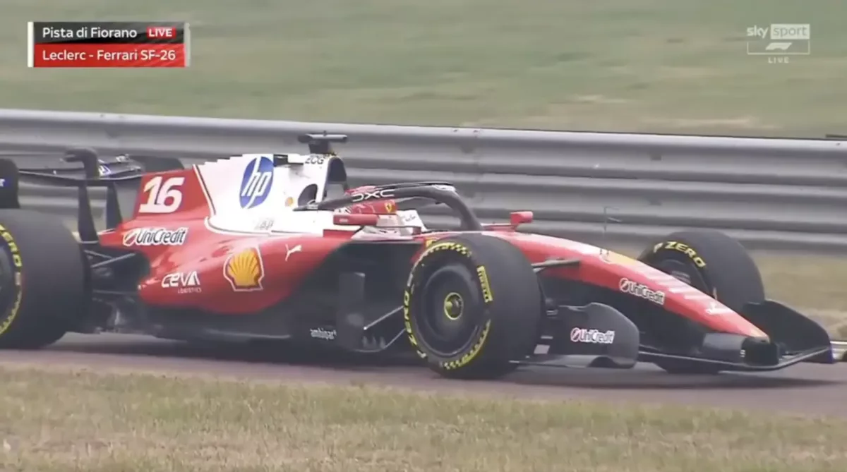 Leclerc kocsija is megbüntetve a Ferrari Fioranóban – Videó