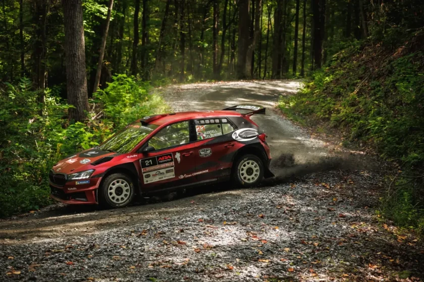 Az amerikai autóversenyző a WRC-ben hódít és Franciaországba látogat