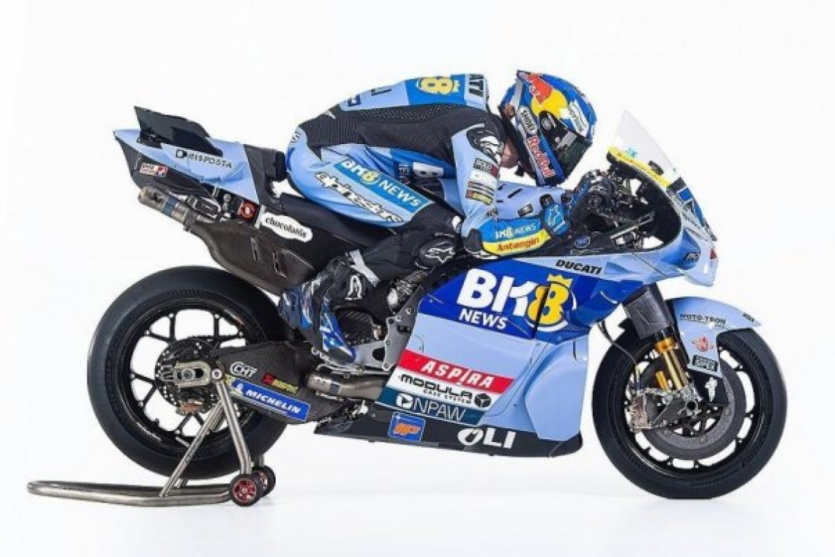 Bemutatták a Gresini Ducati motorfestését