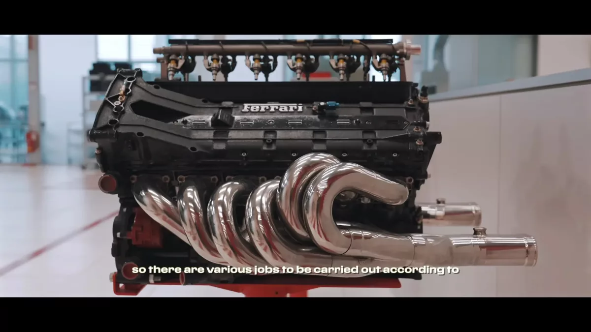 Az F1-es csapatok motorrészlegének ritka betekintése: a Ferrari titka
