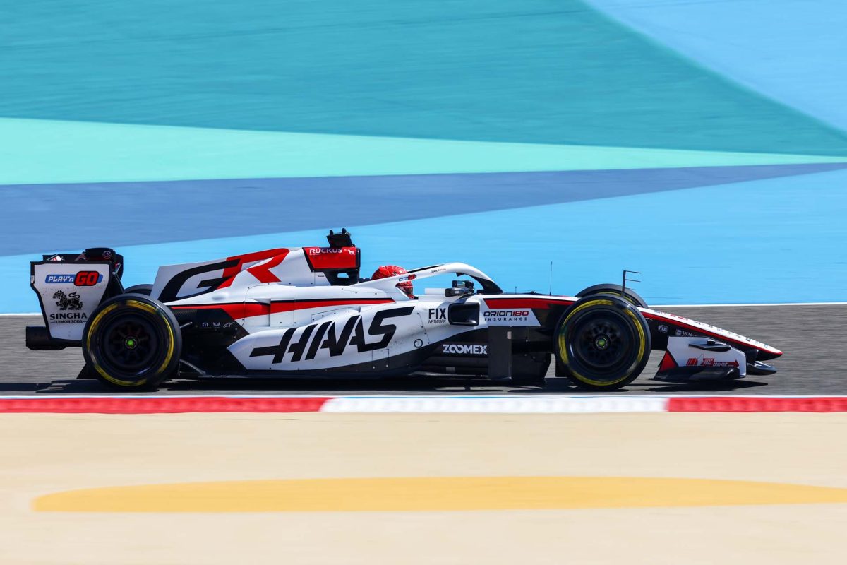 A Haas csontszáraz körülmények között próbálta ki az esőgumit Bahreinben