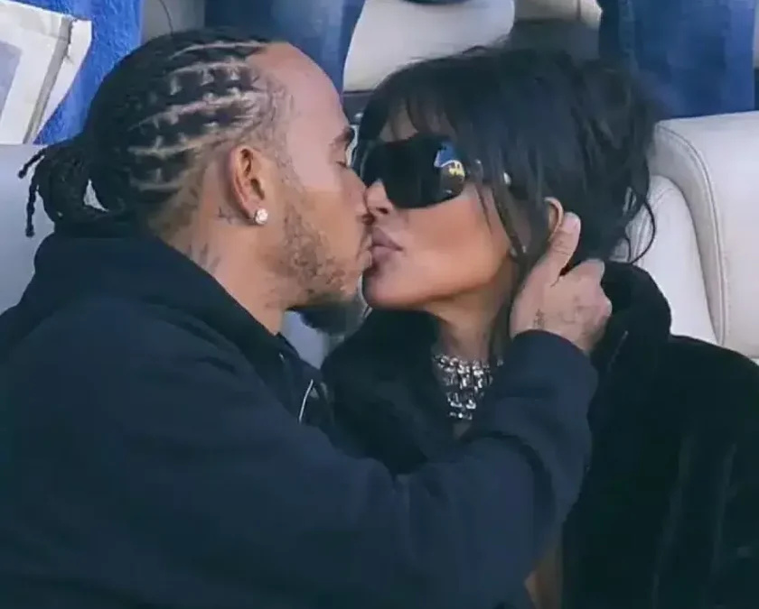 Botrányos jelenet: Lewis Hamilton nyilvános csókolózás a kamerák előtt?