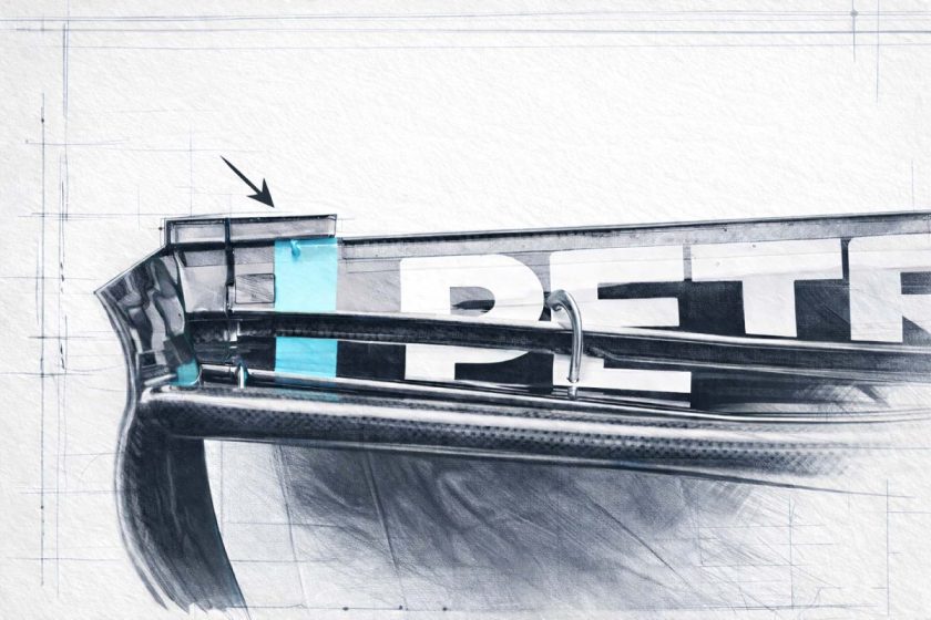 A Mercedes tovább feszegeti a határokat: különleges hátsó szárnyat vetett be Bahreinben